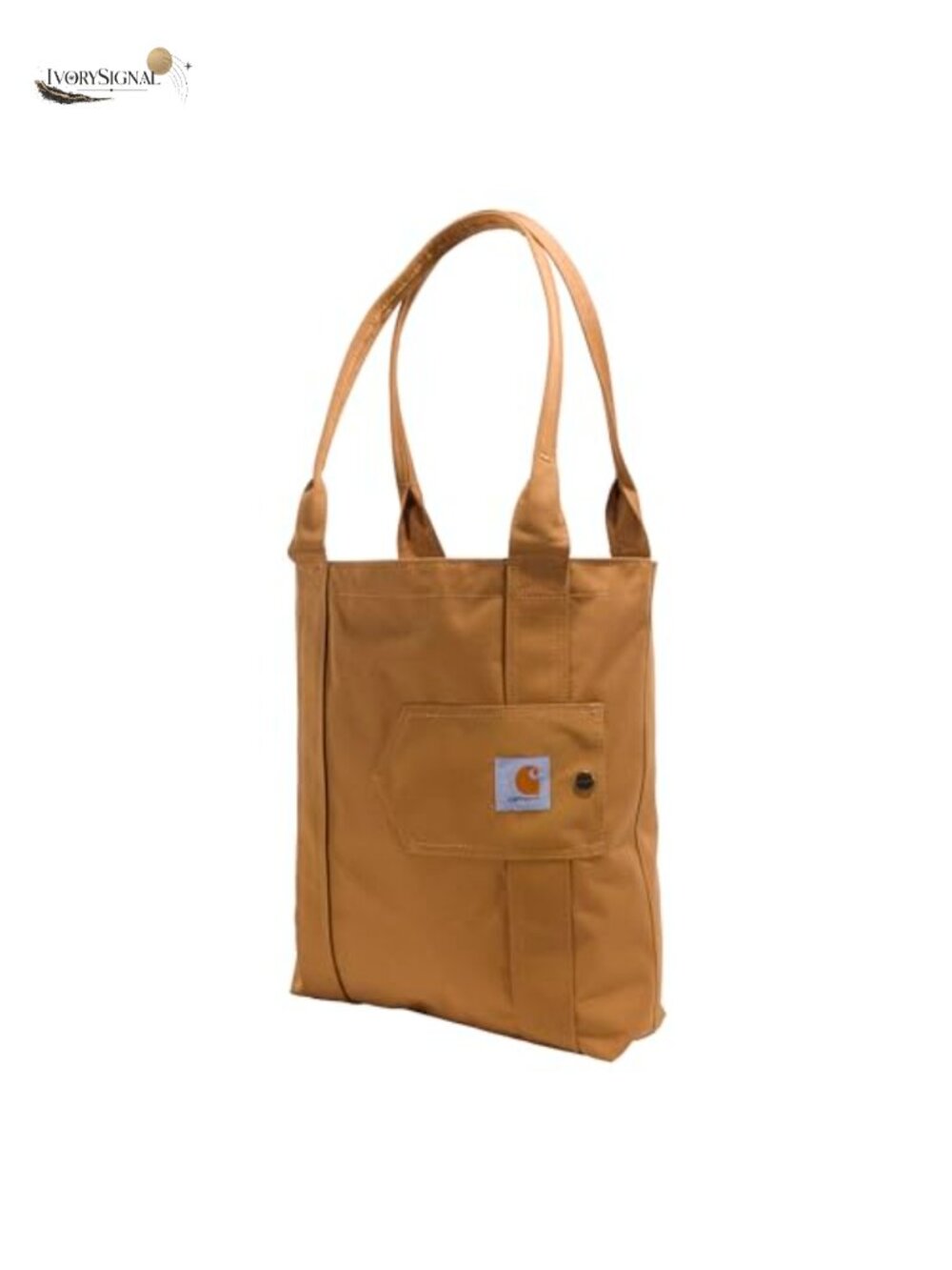 Tote Canvas Shoulder Bag with Fleece Lined Lining